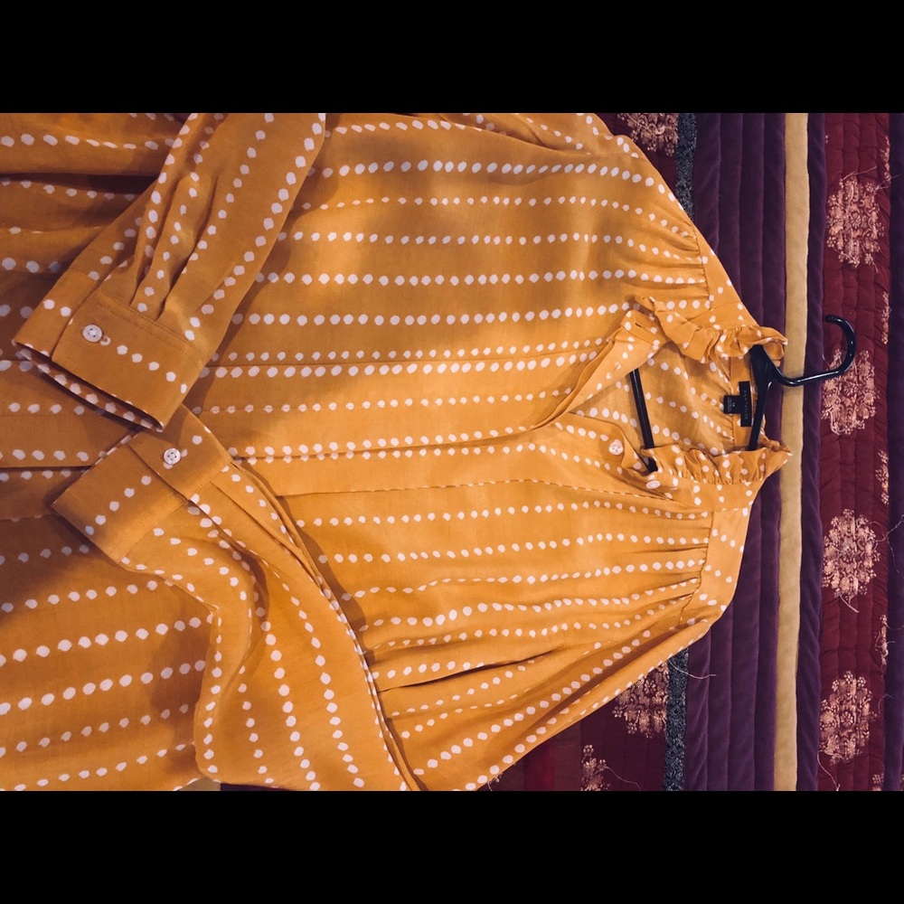 Mustard blouse